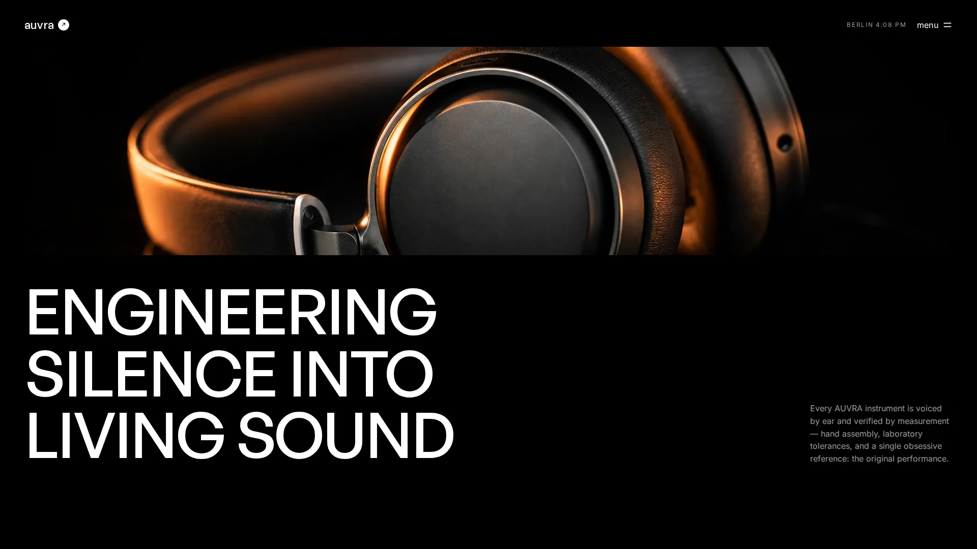 AUVRA Audio Landing — image 2