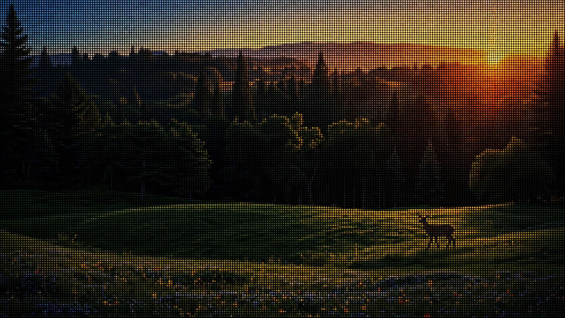 Beaded Deer Sunset — image 4