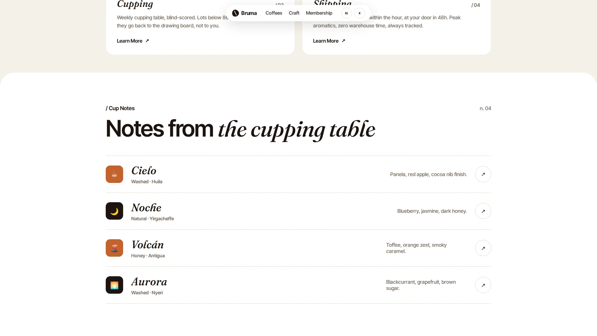 Bruma Roasters — Editorial Coffee Landing — image 5