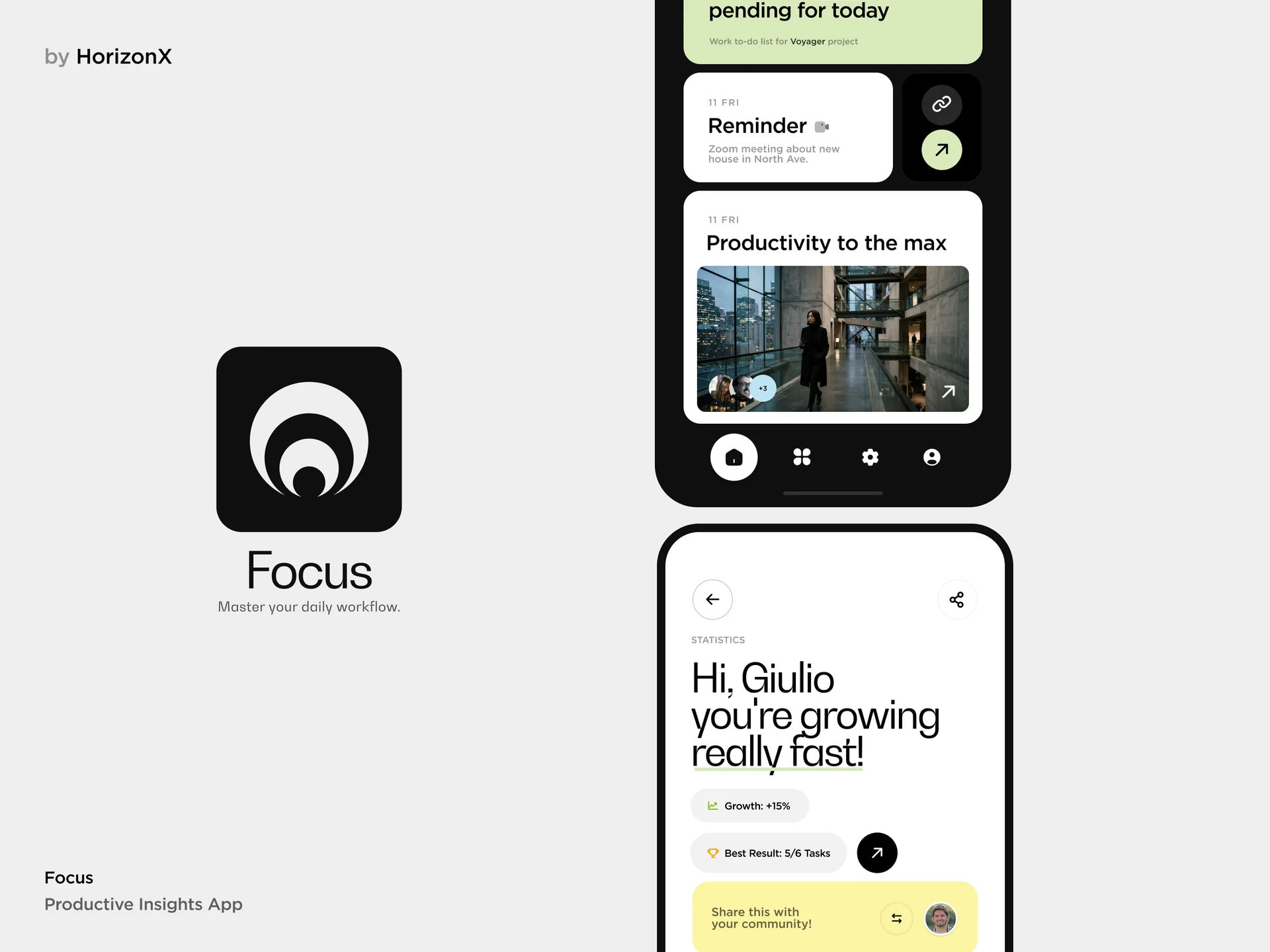 Focus Productive Insights App — image 1