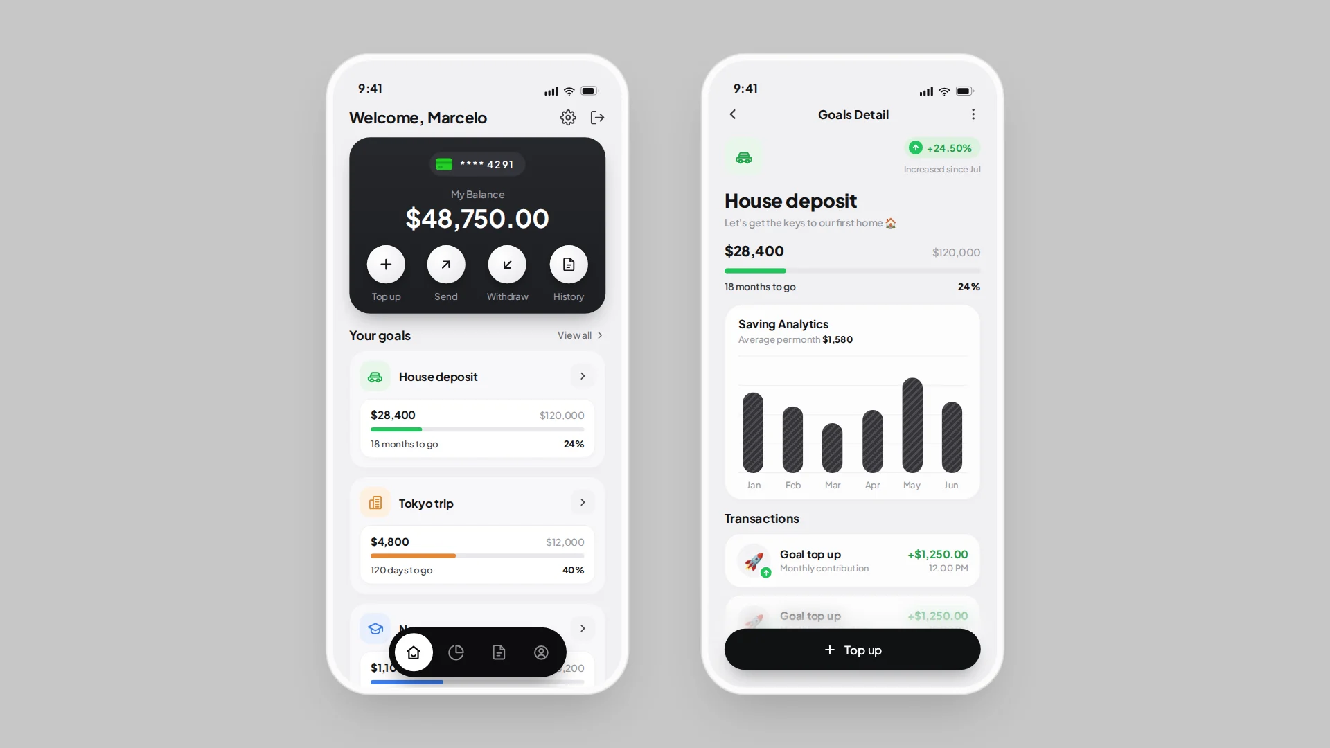 Goals Finance App — image 1