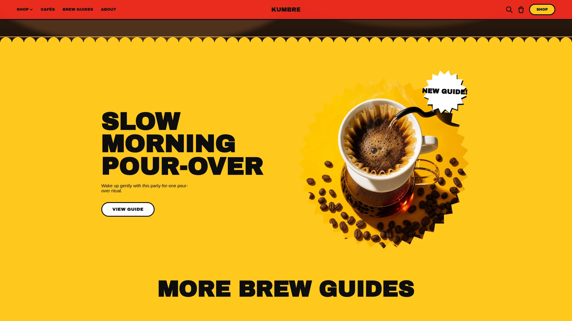 KUMBRE Coffee Landing Page — image 6