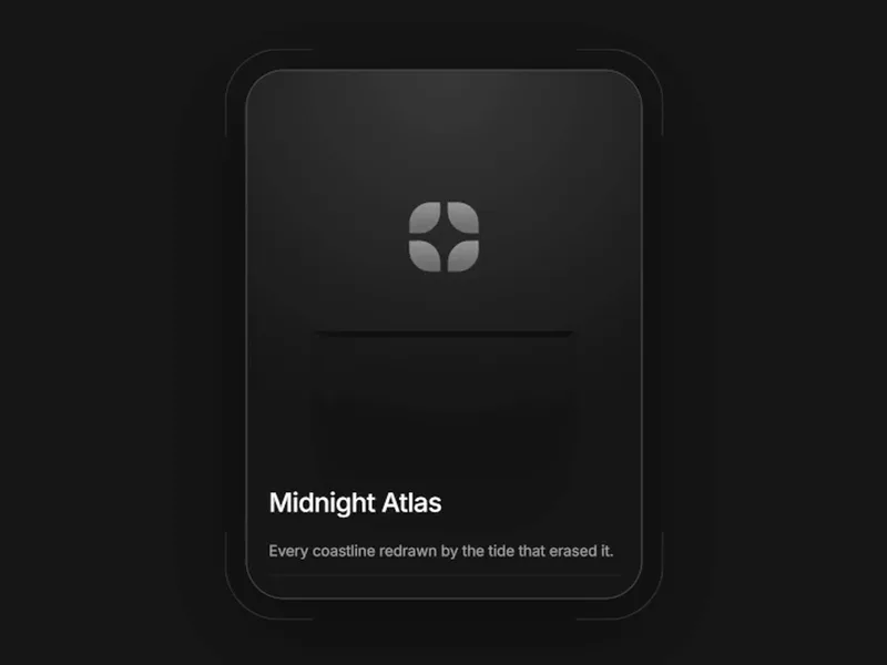 Neon Glass Card — image 1