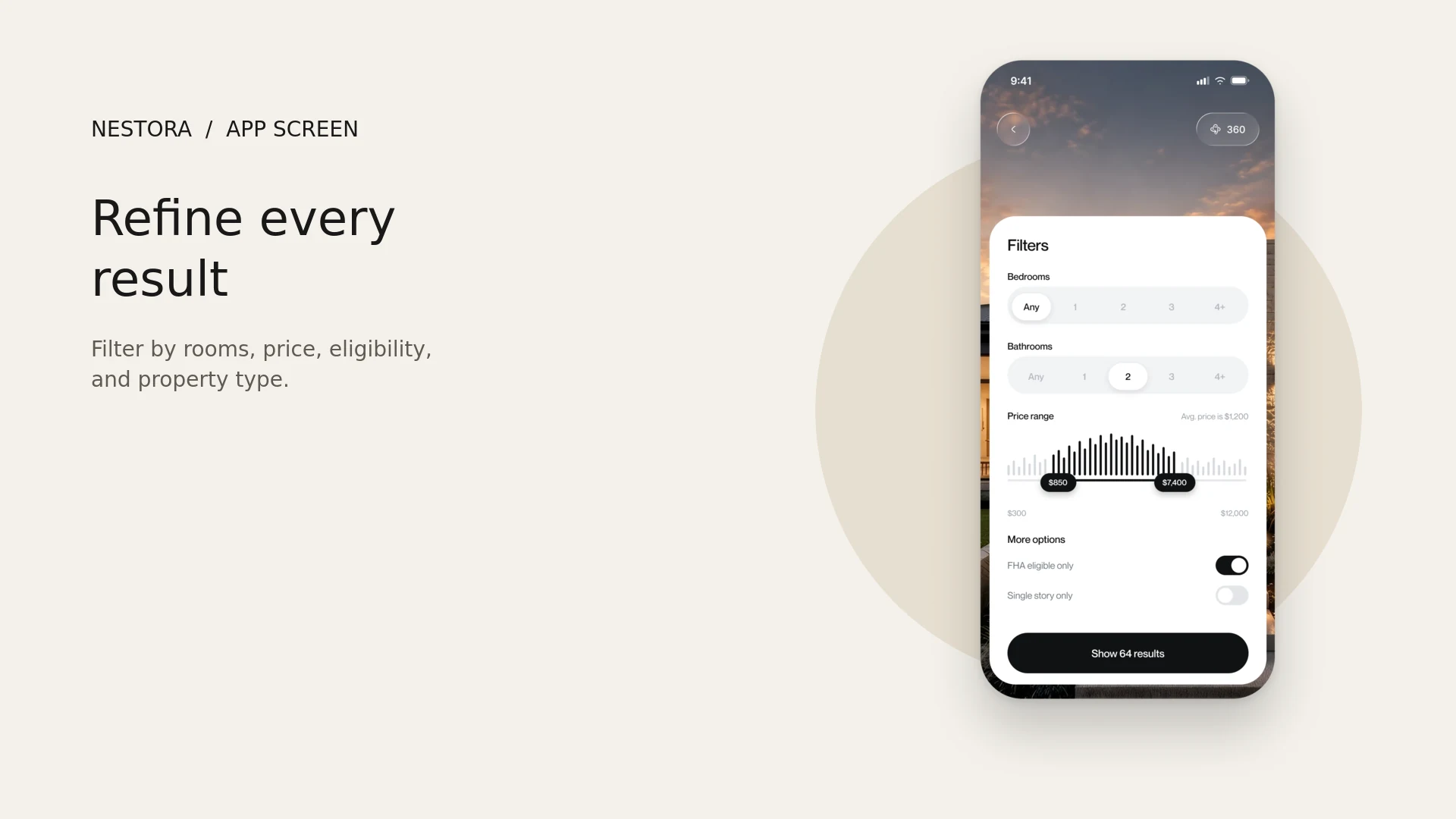 Nestora Real Estate Discovery App — image 3