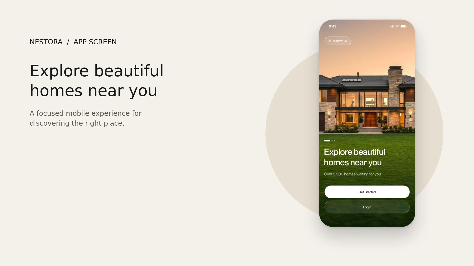 Nestora Real Estate Discovery App — image 1