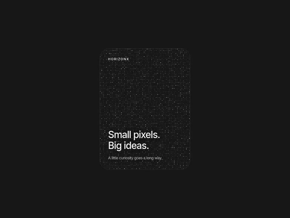 Pixel Card