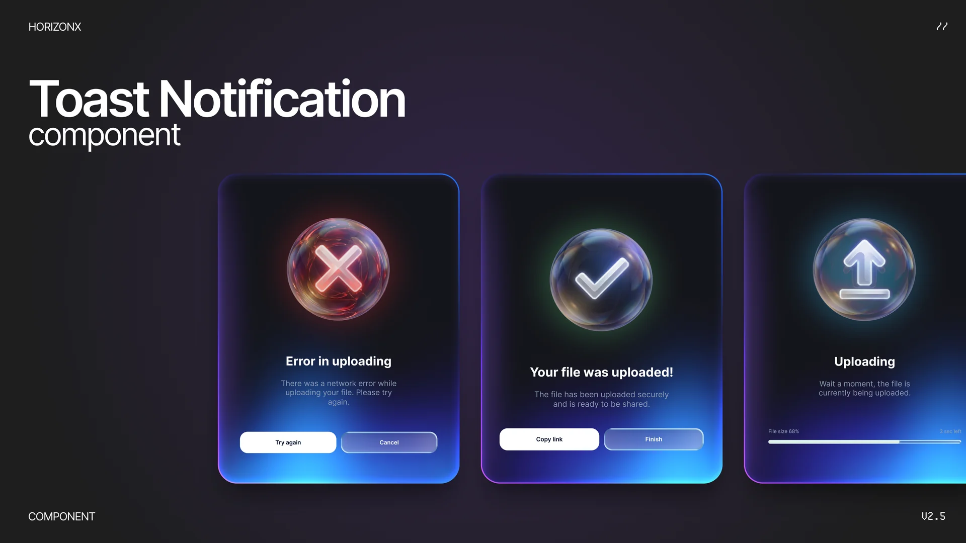 Toast Notification Component — image 1