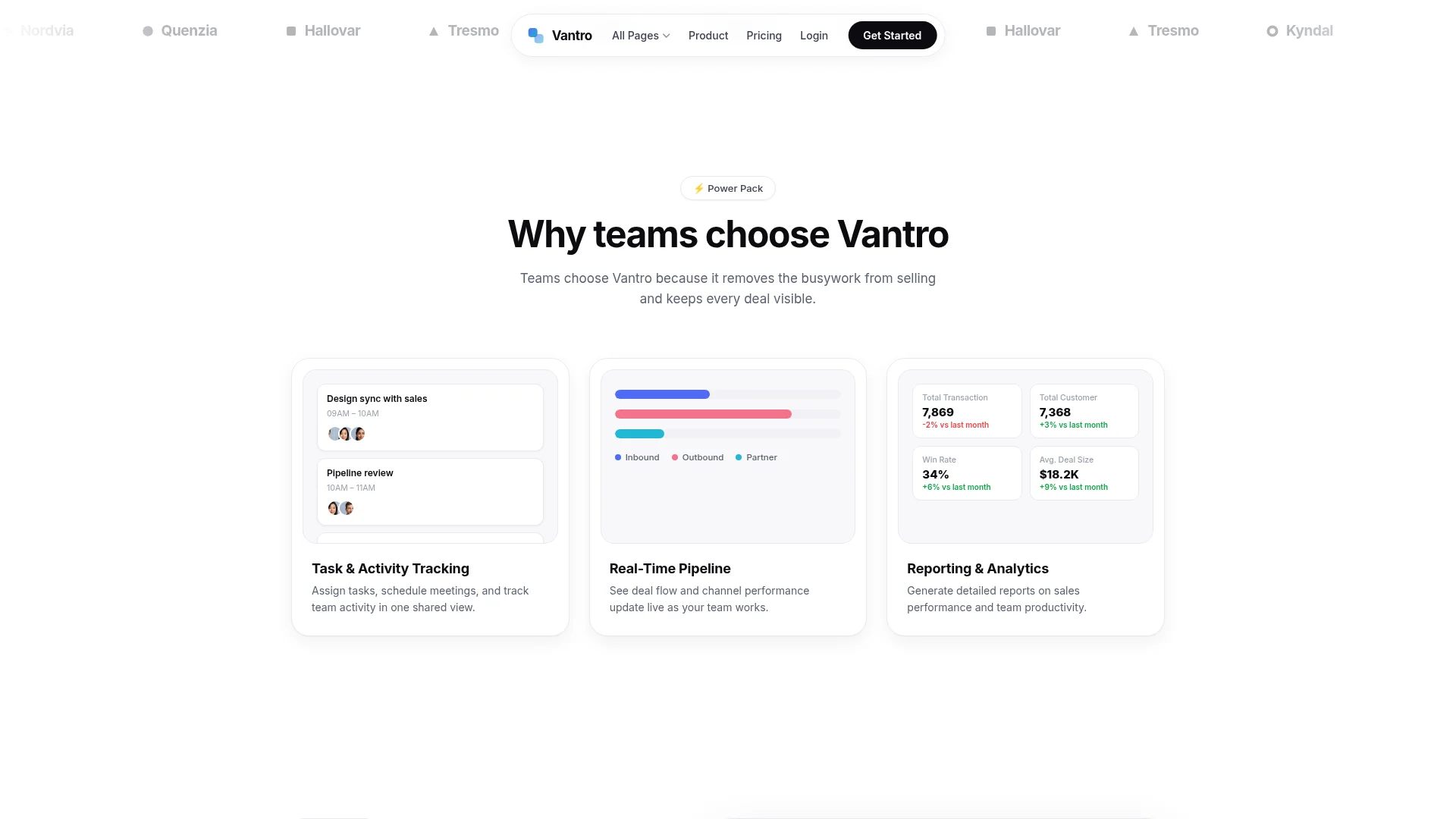 Vantro AI Sales Platform — image 3