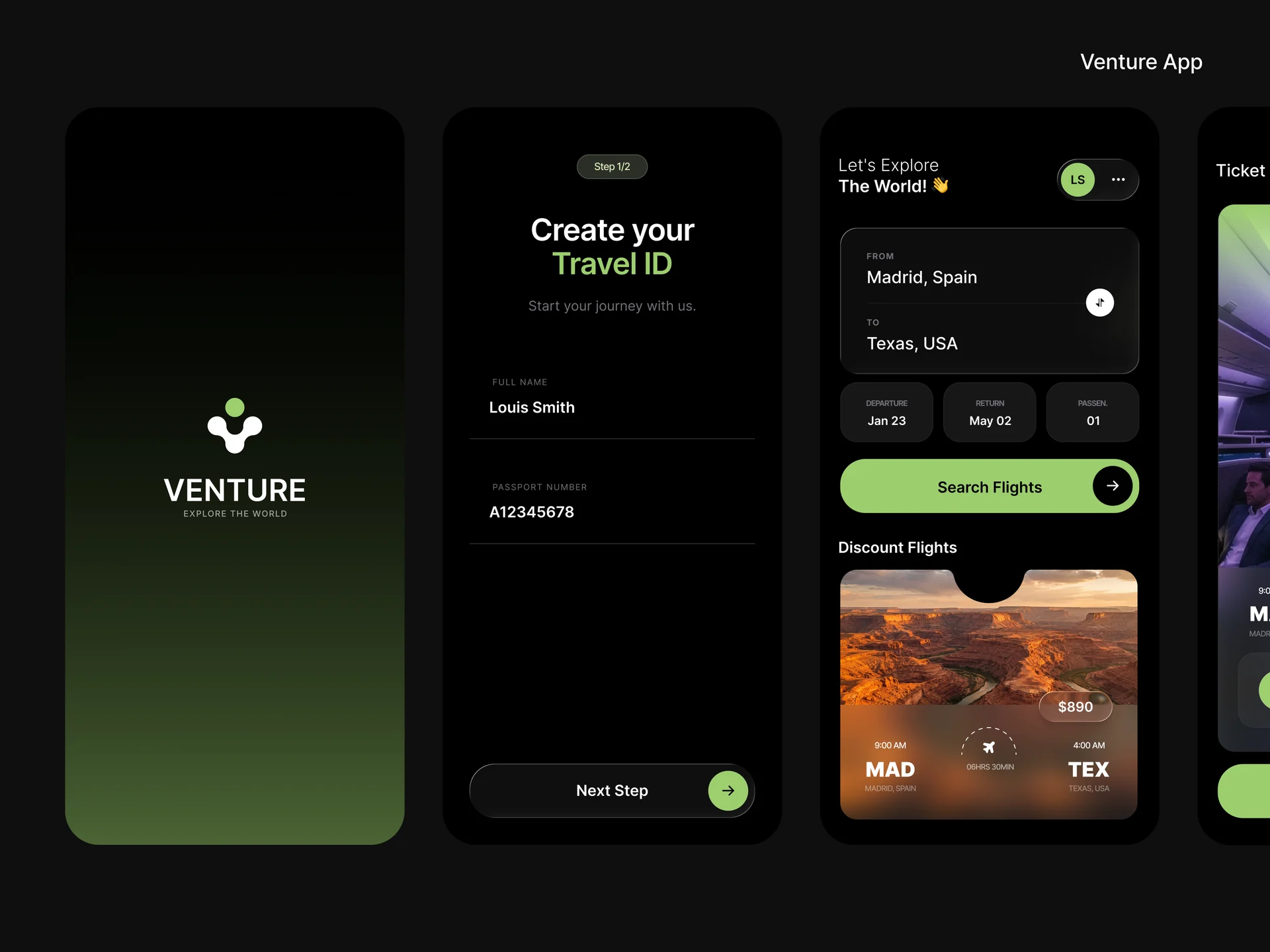 Venture Travel Booking App — image 3