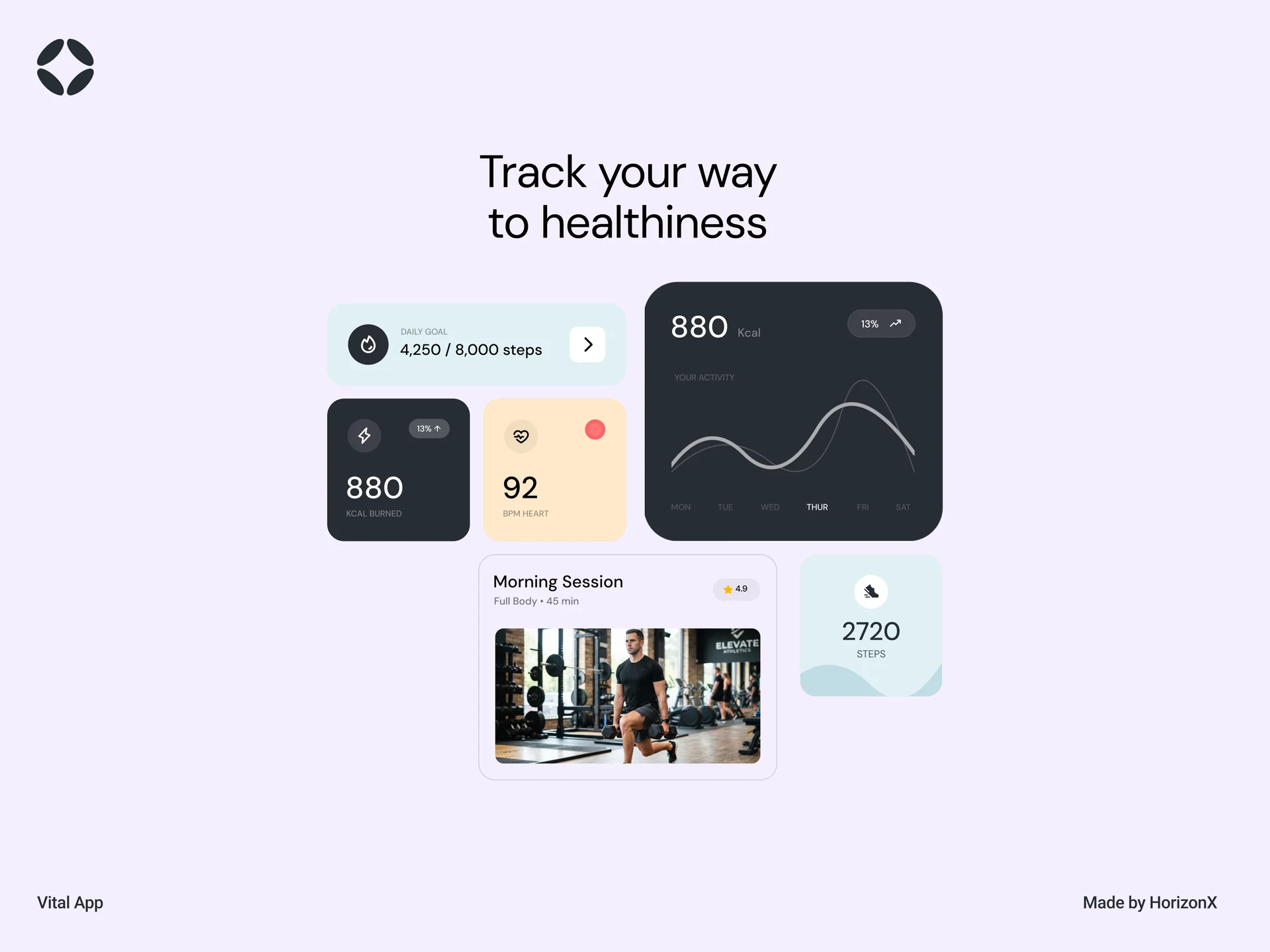 Vital Fitness & Activity App — image 2