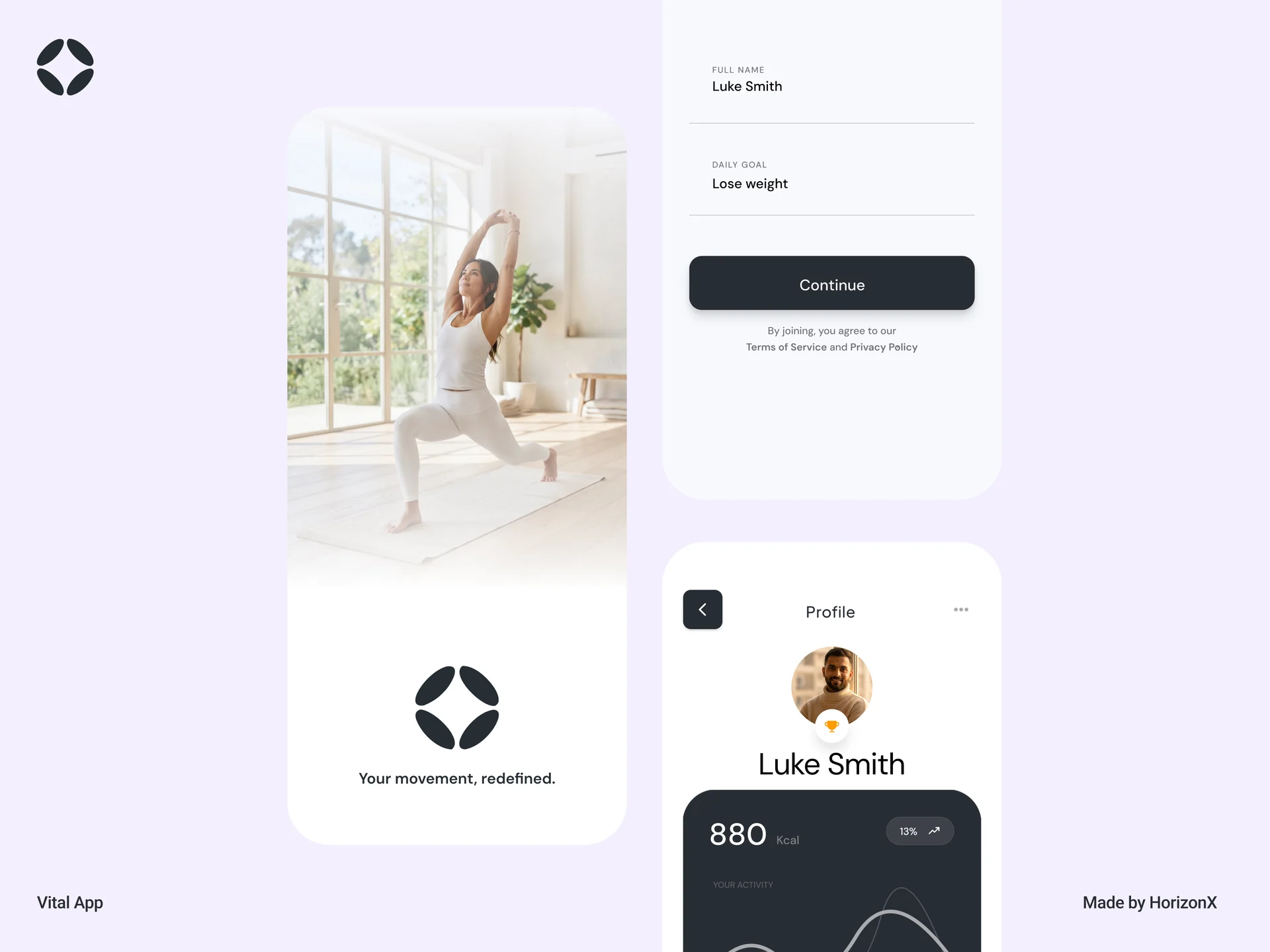Vital Fitness & Activity App — image 1