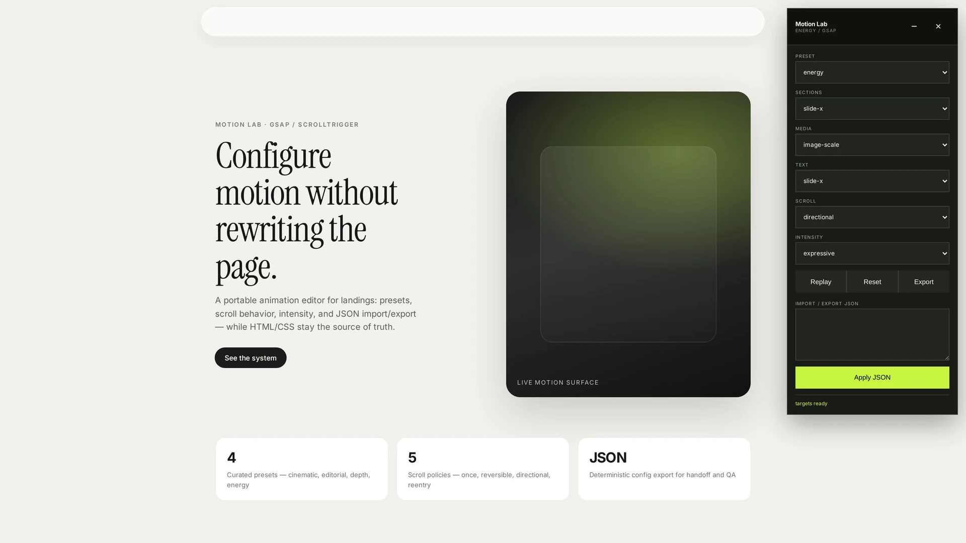 GSAP Scroll Motion Lab — image 4